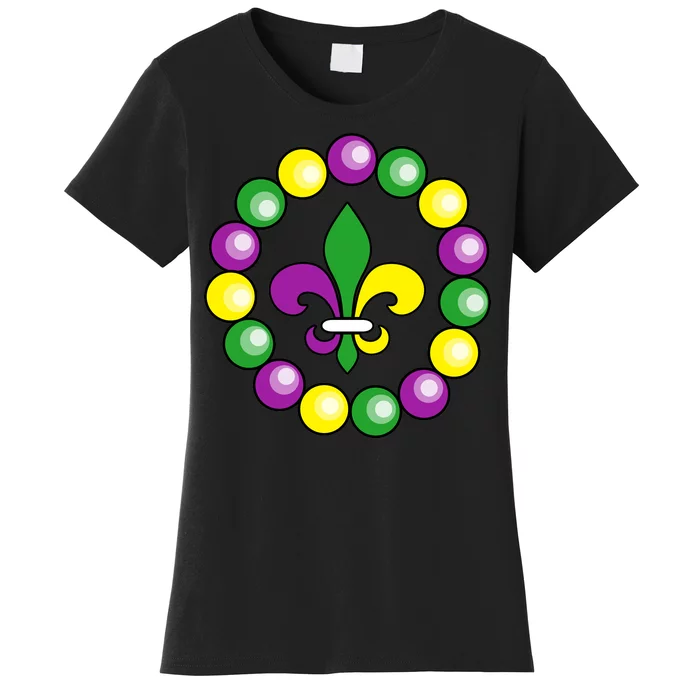 Mardi Gras Beads Women's T-Shirt