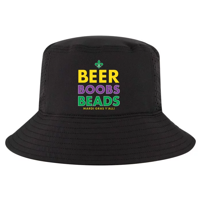 Mardi Gras Beer Boobs Beads Cool Comfort Performance Bucket Hat