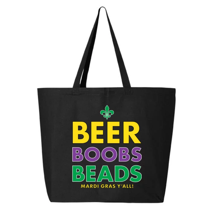 Mardi Gras Beer Boobs Beads 25L Jumbo Tote