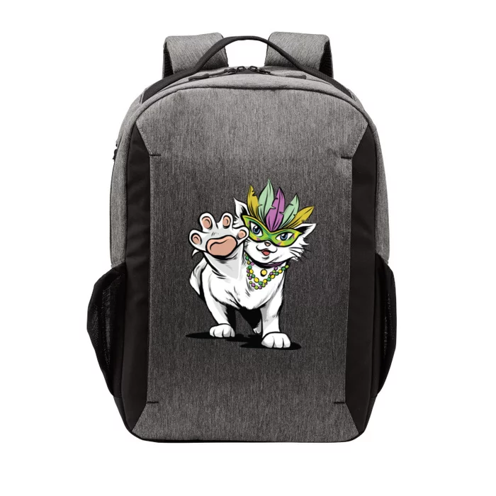 Mardi Gras Cat Vector Backpack