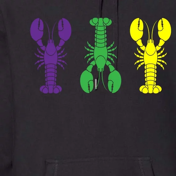 Mardi Gras Craw Fish Premium Hoodie