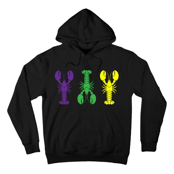 Mardi Gras Craw Fish Tall Hoodie