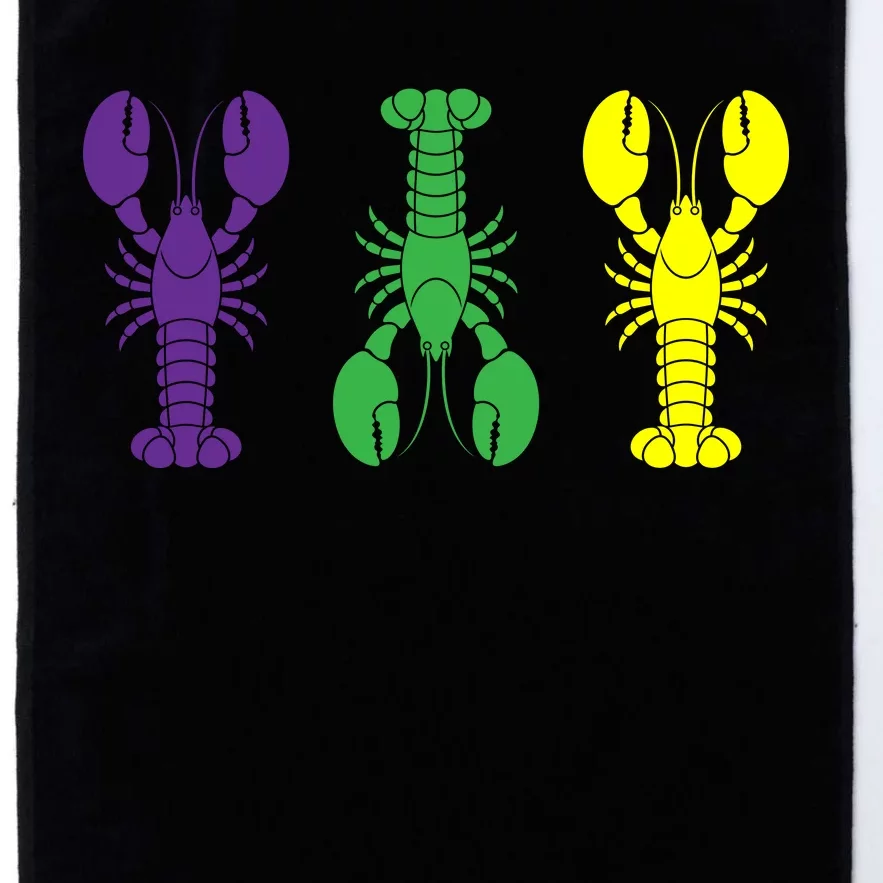 Mardi Gras Craw Fish Platinum Collection Golf Towel