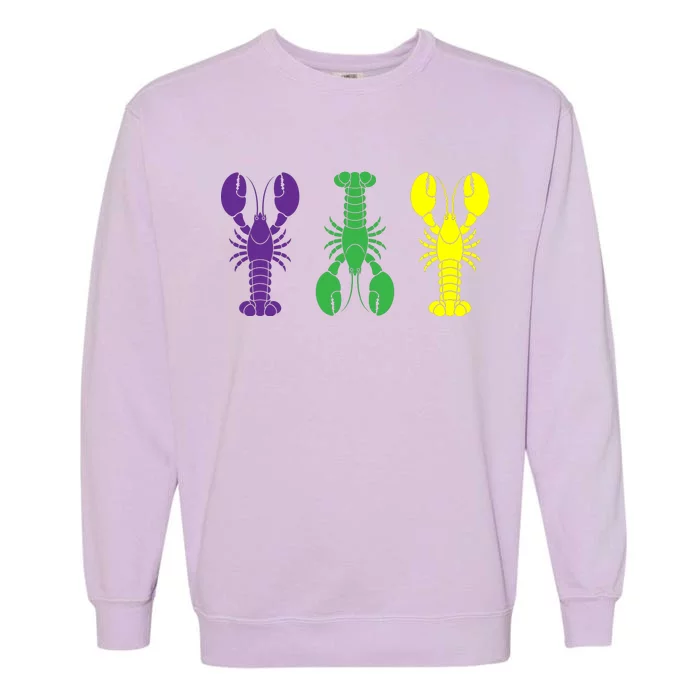 Mardi Gras Craw Fish Garment-Dyed Sweatshirt