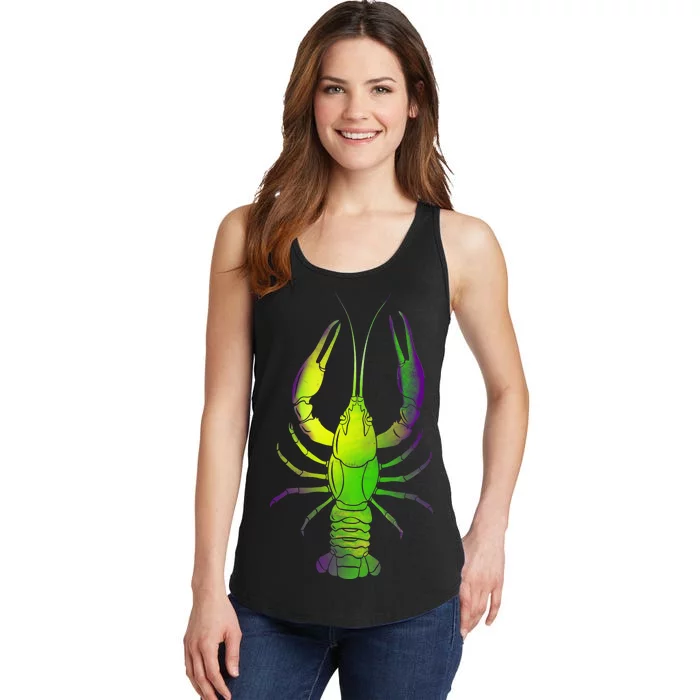 Mardi Gras Crawfish Ladies Essential Tank