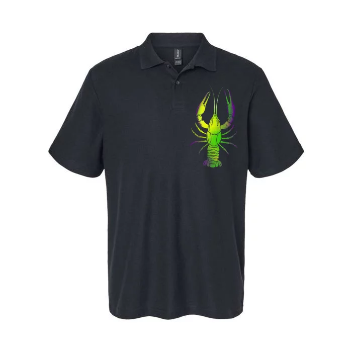 Mardi Gras Crawfish Softstyle Adult Sport Polo