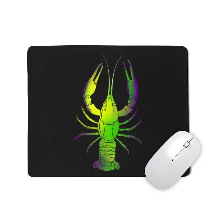 Mardi Gras Crawfish Mousepad