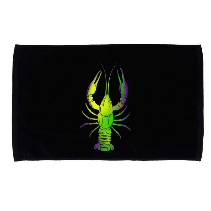 Mardi Gras Crawfish Microfiber Hand Towel