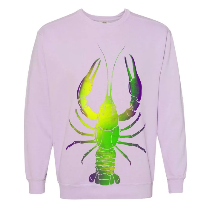 Mardi Gras Crawfish Garment-Dyed Sweatshirt