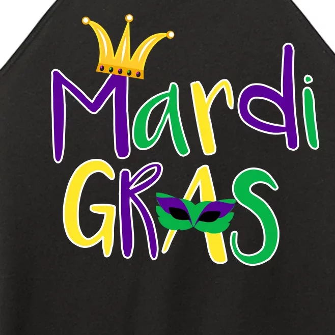 Mardi Gras Crown Logo Women’s Perfect Tri Rocker Tank