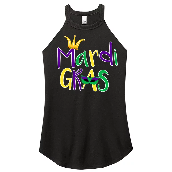 Mardi Gras Crown Logo Women’s Perfect Tri Rocker Tank