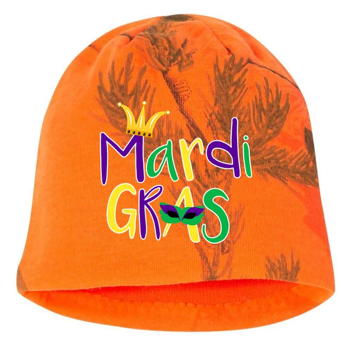 Mardi Gras Crown Logo Kati - Camo Knit Beanie