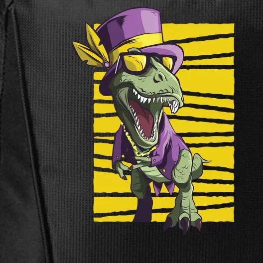 Mardi Gras Dinosaur City Backpack