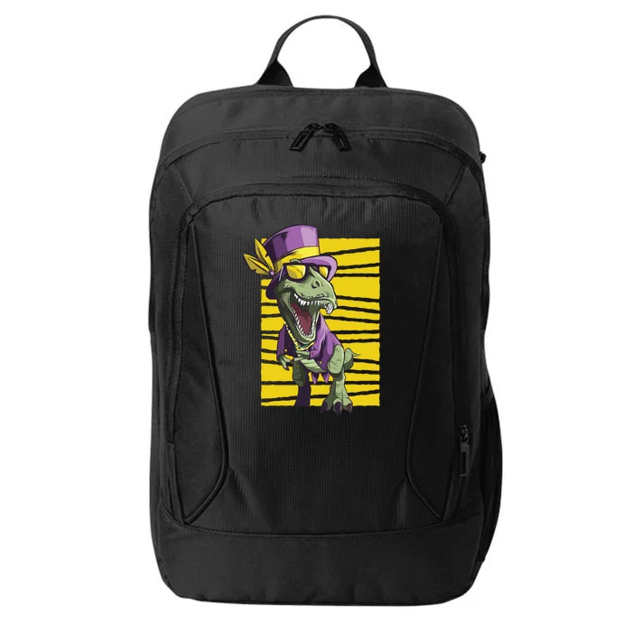 Mardi Gras Dinosaur City Backpack