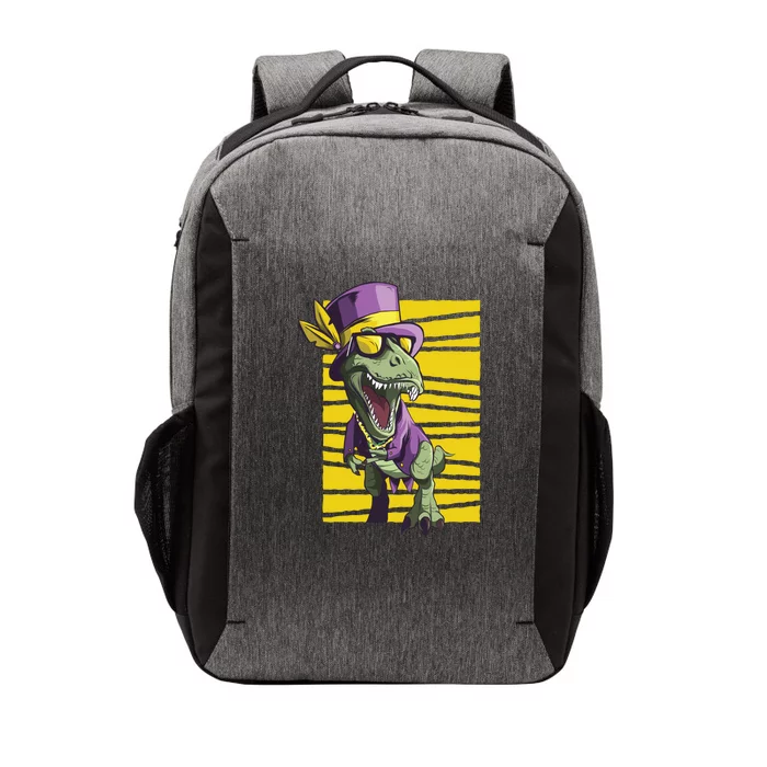 Mardi Gras Dinosaur Vector Backpack