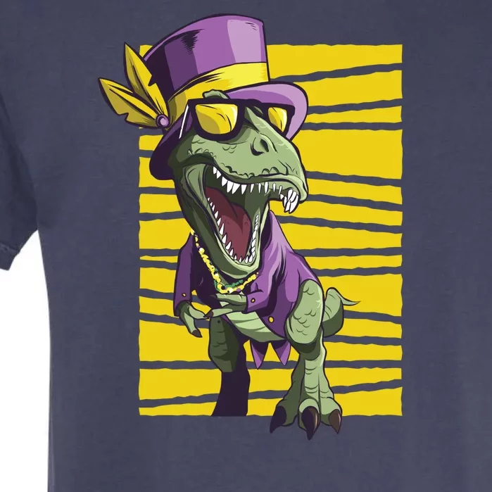 Mardi Gras Dinosaur Garment-Dyed Heavyweight T-Shirt