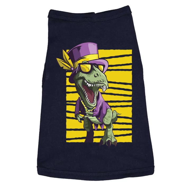 Mardi Gras Dinosaur Doggie Tank