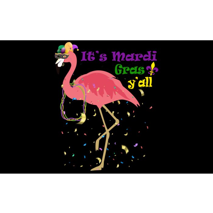 Mardi Gras Flamingo Bumper Sticker