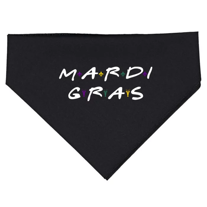 Mardi Gras Friends USA-Made Doggie Bandana