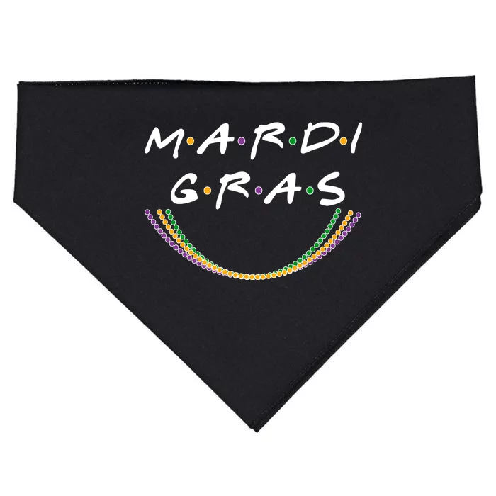 Mardi Gras Friends Meme USA-Made Doggie Bandana