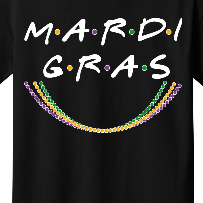 Mardi Gras Friends Meme Kids T-Shirt