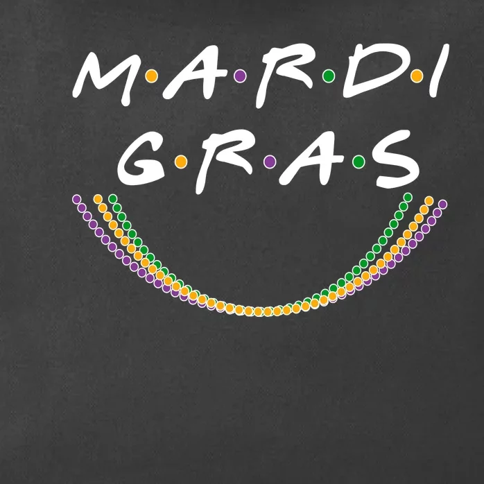 Mardi Gras Friends Meme Zip Tote Bag