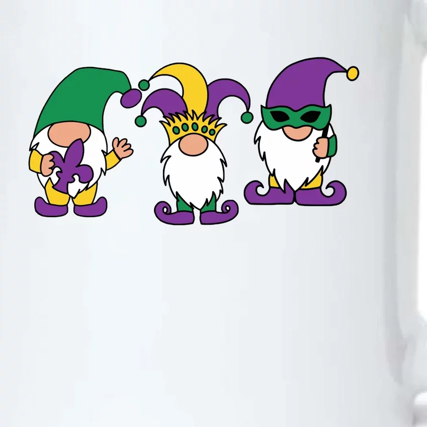 Mardi Gras Gnomes Party Black Color Changing Mug