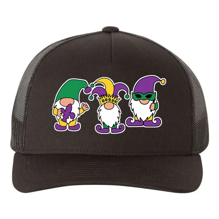 Mardi Gras Gnomes Party Yupoong Adult 5-Panel Trucker Hat