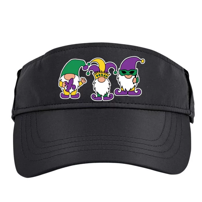 Mardi Gras Gnomes Party Adult Drive Performance Visor