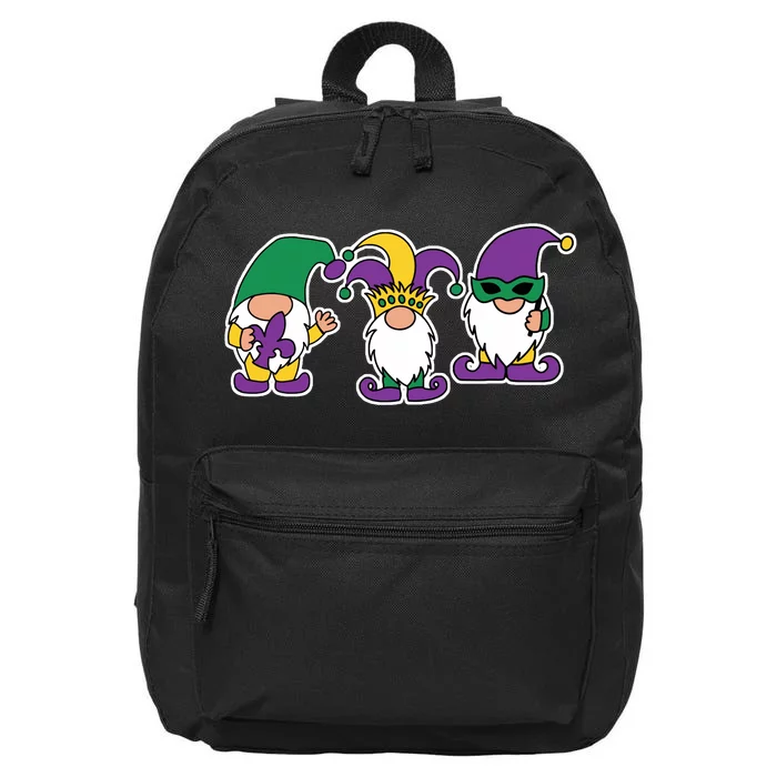 Mardi Gras Gnomes Party 16 in Basic Backpack