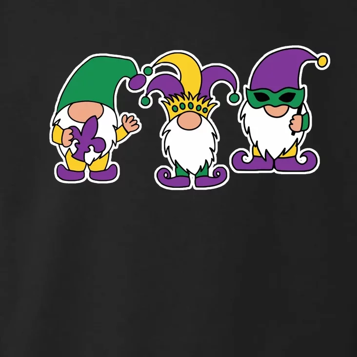 Mardi Gras Gnomes Party Toddler Hoodie