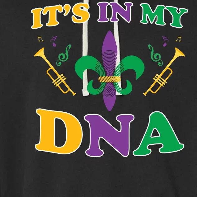 Mardi Gras It's My DNA Garment-Dyed Fleece Hoodie