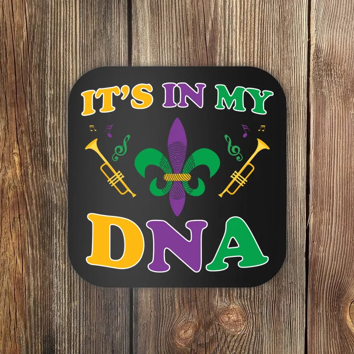 Mardi Gras It's My DNA Coaster