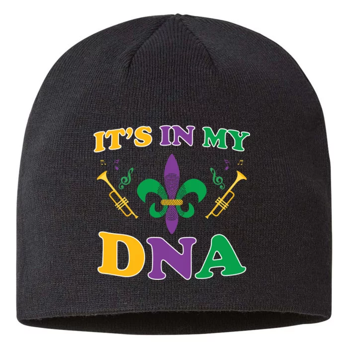 Mardi Gras It's My DNA 8 1/2in Sustainable Knit Beanie