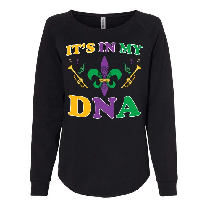 Mardi Gras It's My DNA Womens California Wash Sweatshirt