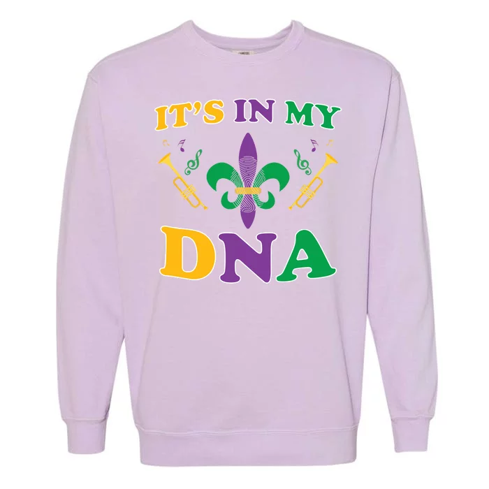 Mardi Gras It's My DNA Garment-Dyed Sweatshirt