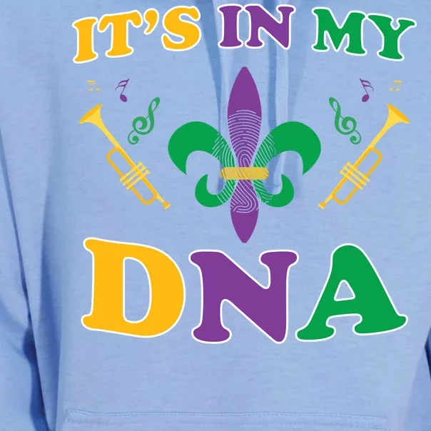 Mardi Gras It's My DNA Unisex Surf Hoodie