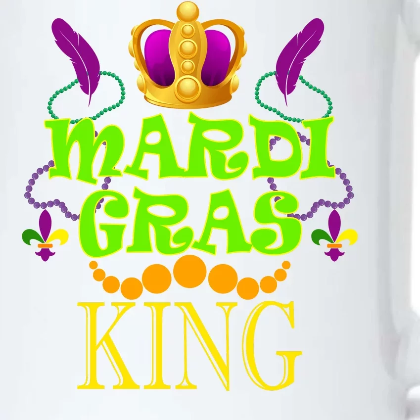 Mardi Gras King Black Color Changing Mug