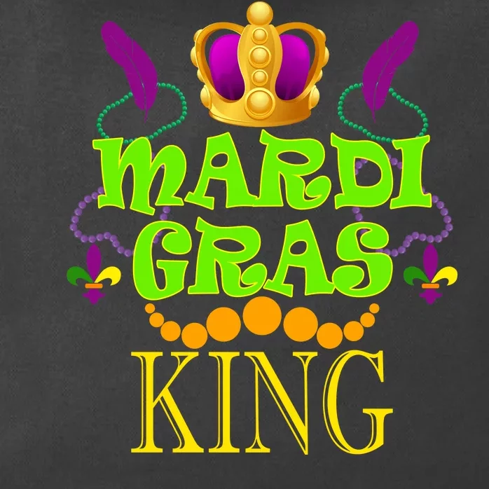 Mardi Gras King Zip Tote Bag