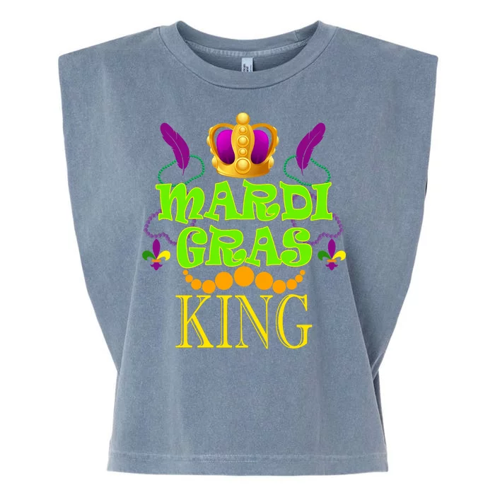 Mardi Gras King Garment-Dyed Women's Muscle Tee