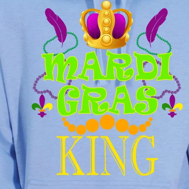 Mardi Gras King Unisex Surf Hoodie