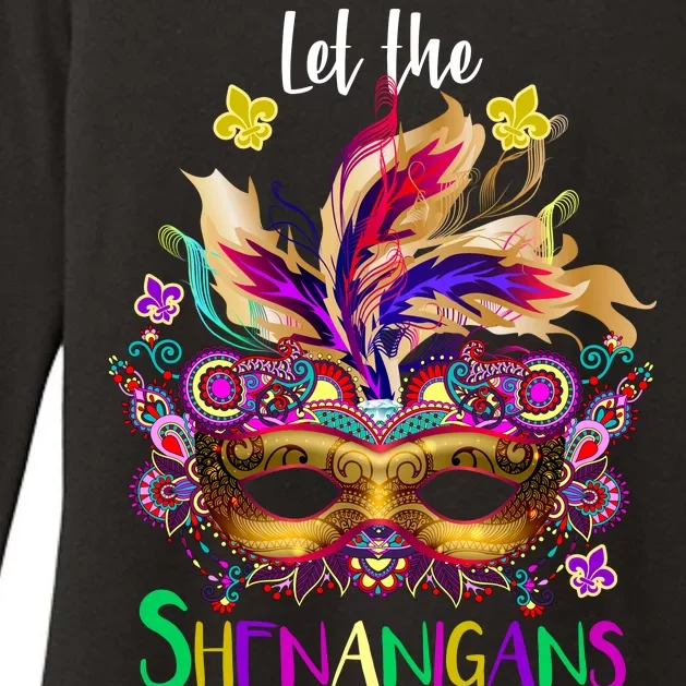 Mardi Gras Let The Shenanigans Begin Womens CVC Long Sleeve Shirt