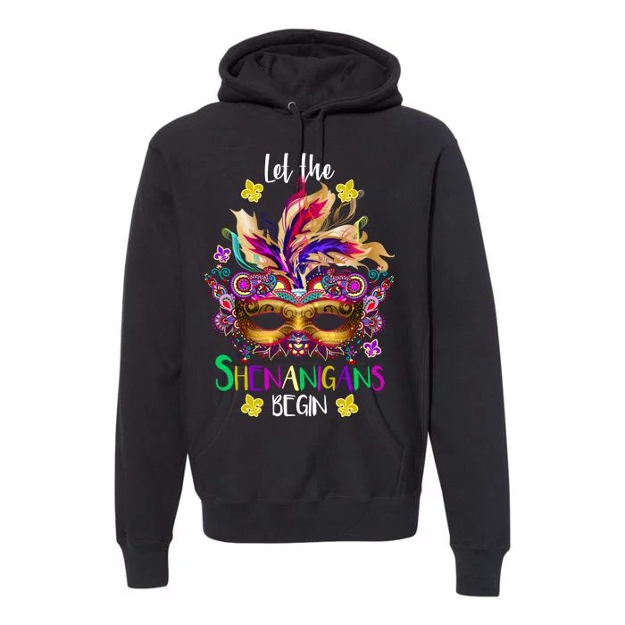 Mardi Gras Let The Shenanigans Begin Premium Hoodie