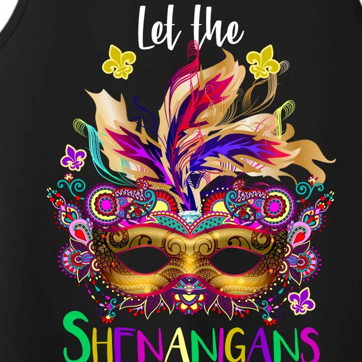 Mardi Gras Let The Shenanigans Begin Performance Tank