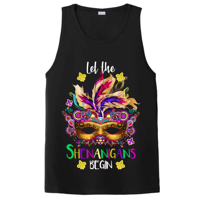 Mardi Gras Let The Shenanigans Begin Performance Tank