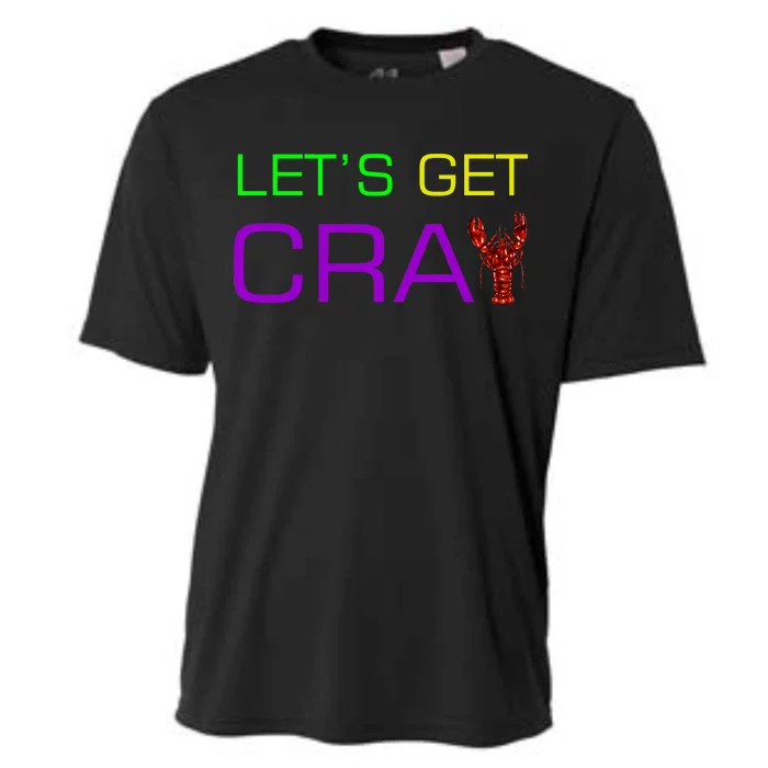 Mardi Gras Let's Get Cray Cooling Performance Crew T-Shirt