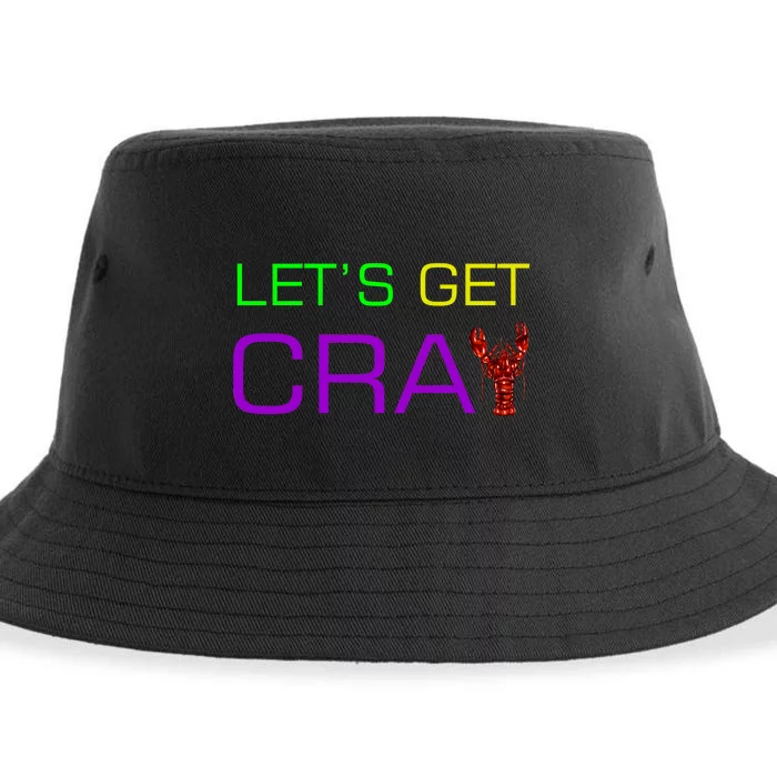 Mardi Gras Let's Get Cray Sustainable Bucket Hat