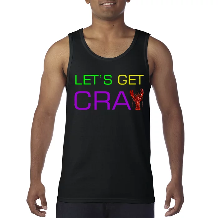 Mardi Gras Let's Get Cray Tank Top