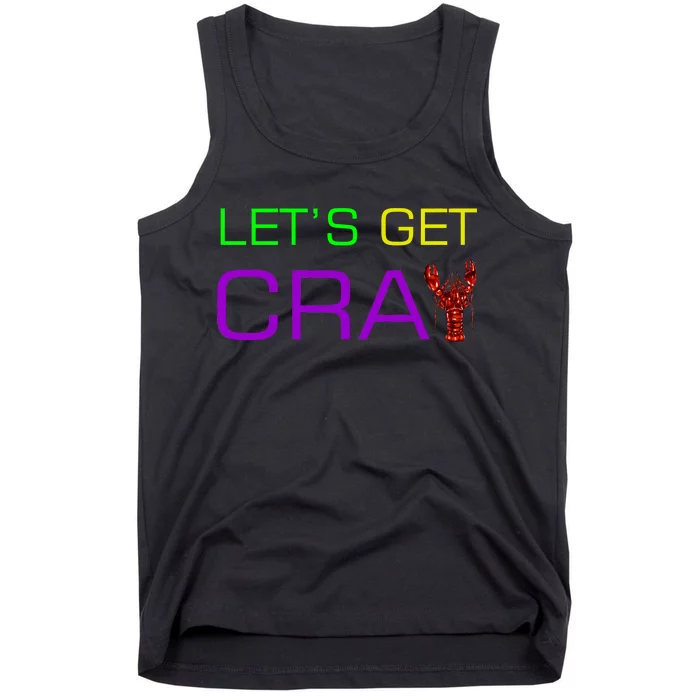 Mardi Gras Let's Get Cray Tank Top