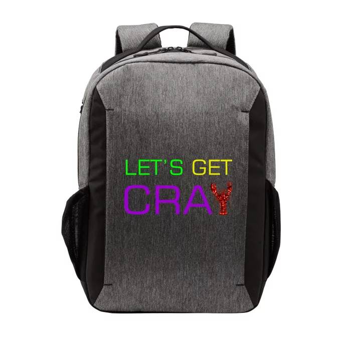 Mardi Gras Let's Get Cray Vector Backpack